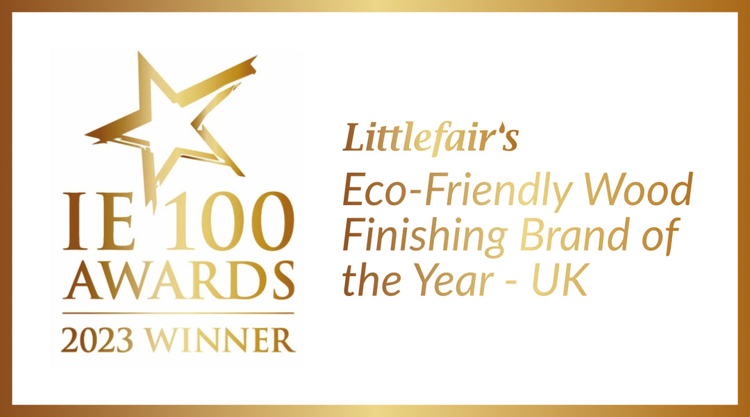 Littlefair's Wins “Eco-Friendly Wood Finishing Brand of the Year Award”