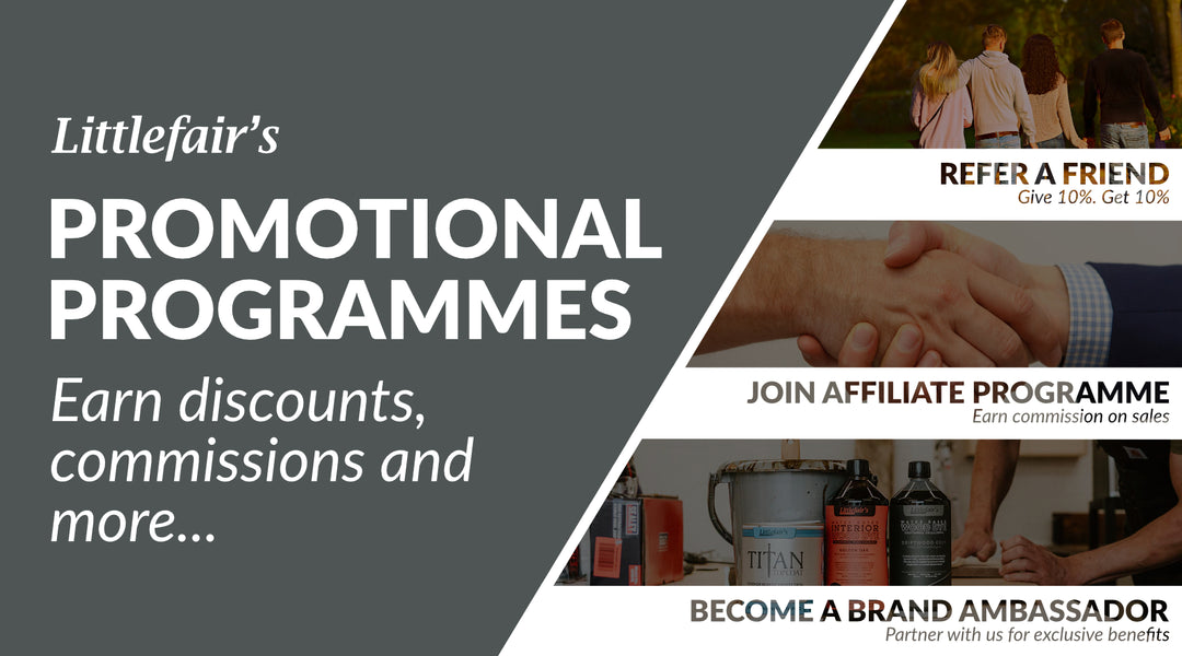Earn discounts, commissions and more with Littlefair’s…