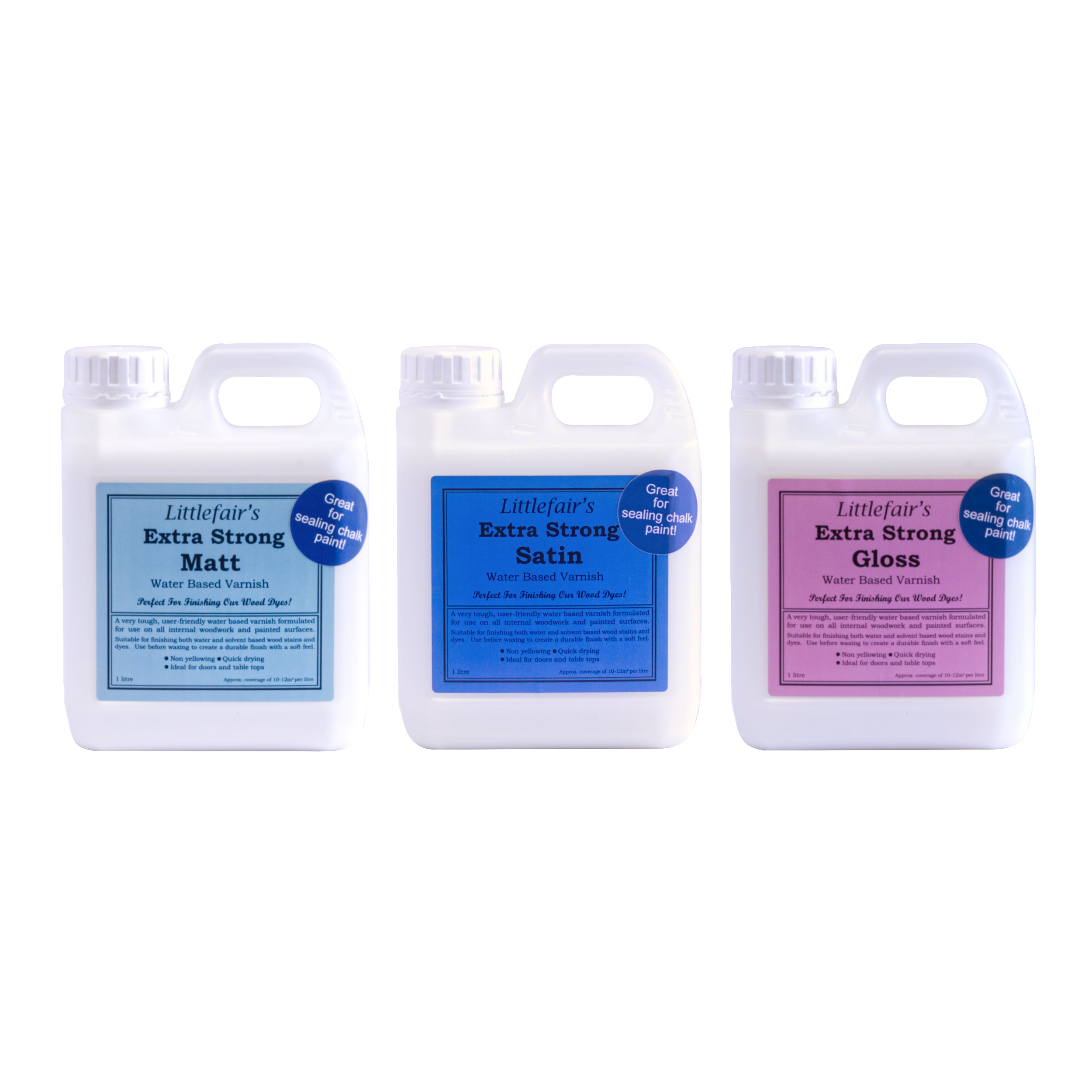 Quick Drying Water Based Varnish Littlefair's Littlefair's Wood