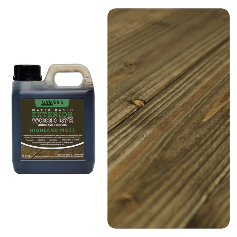 Exterior Wood Dye - Woodland Colours