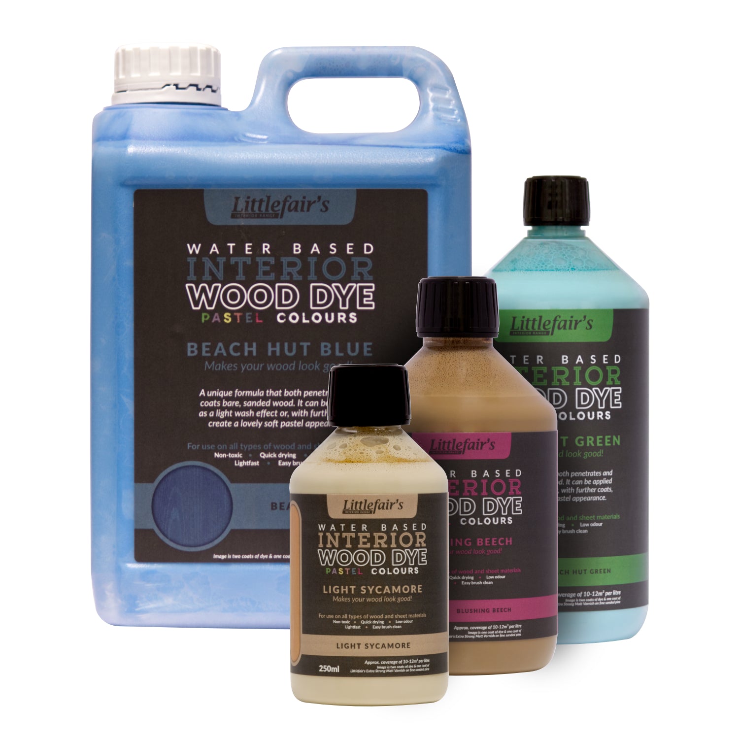 Interior Wood Dye Pastel Colours Littlefair's Littlefair's Wood