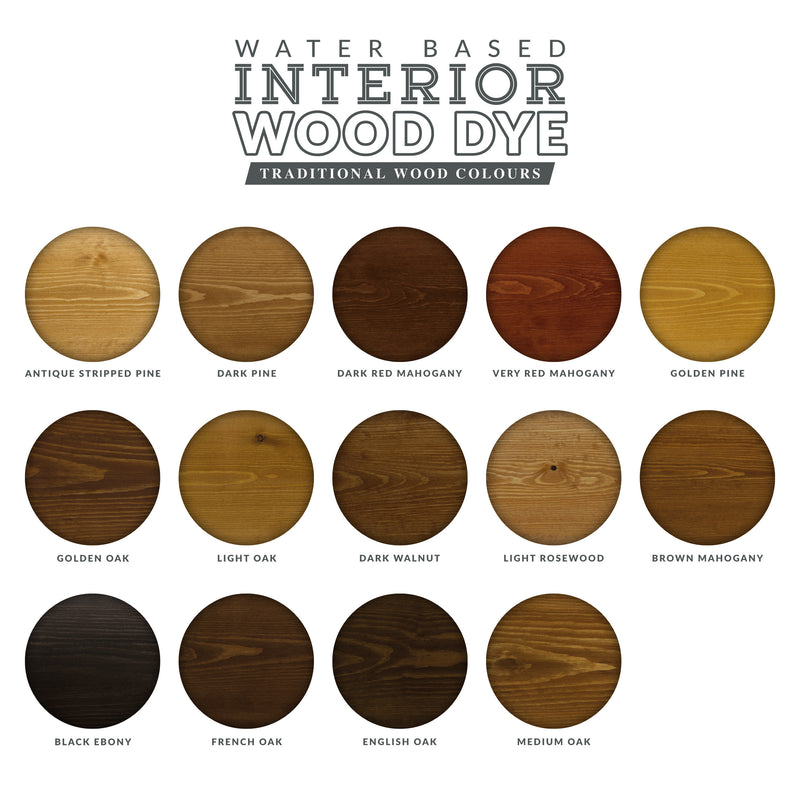Interior Wood Dye - Traditional Wood Colours