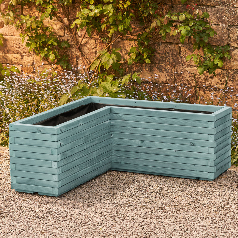 Corner L Shaped Garden Planter